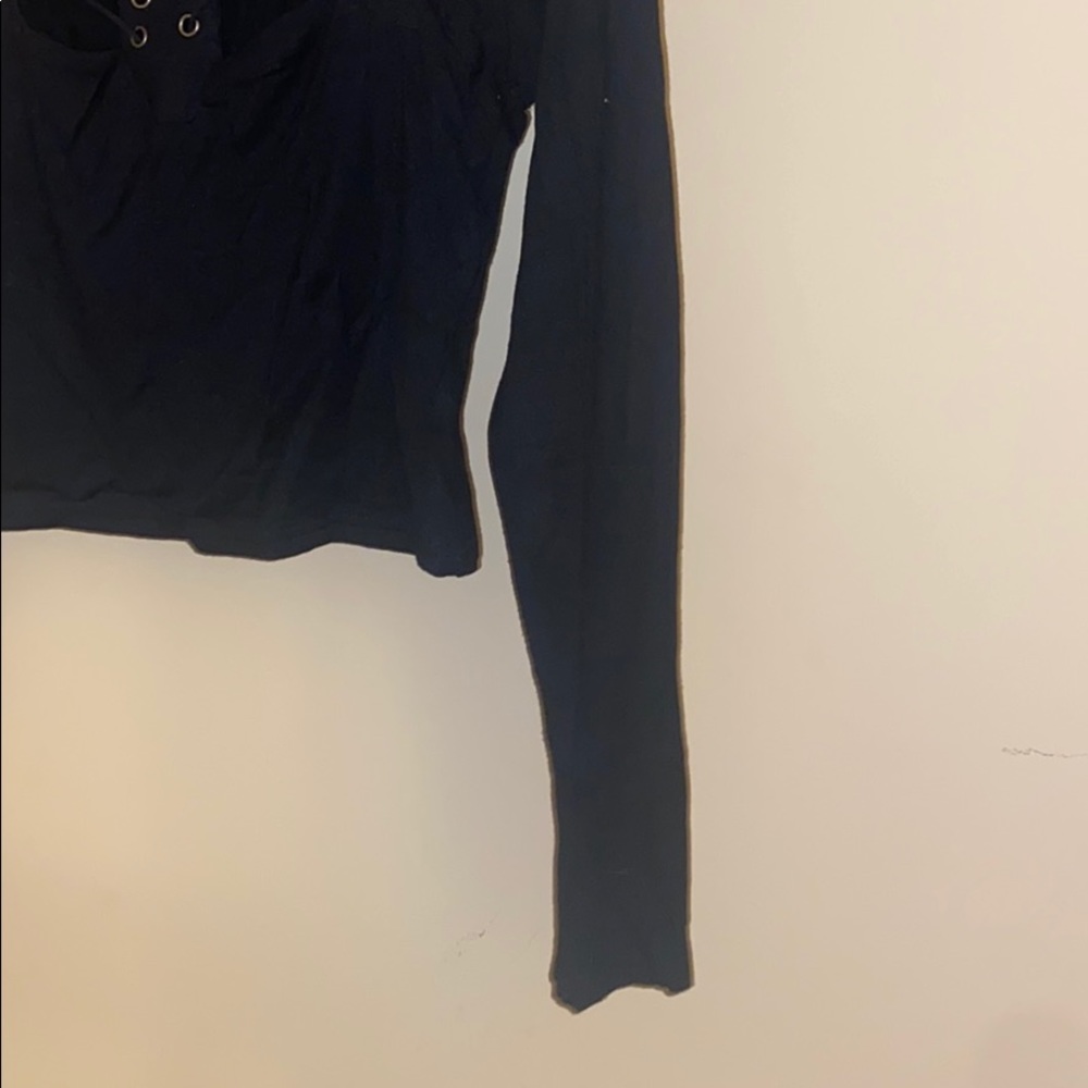 Black Crop Top - Picture 5 of 5